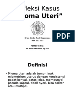 Refleksi Kasus Mioma Uteri