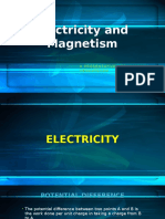 Class 9-Electricity and Magnetism