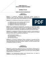 Norma Th.010 Habilitaciones Residenciales