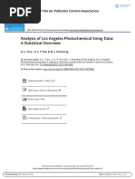 Analysis of Los Angeles Photochemical Smog Data A Statistical Overview