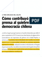 Como Contribuyó La Prensa Al Quiebre de La Democracia Chilena