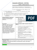 Y10 Settlement Unit Plan