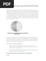 Ensayo A La Tracción Por Compresión Diametral de Probetas de Concreto