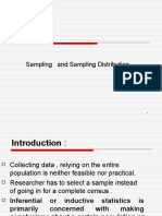 Sampling and Sampling Distribution