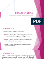 English Pronunciation