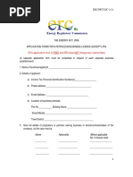 Petroleum Licence Application Form PDF