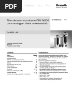 Rexroth Filtro de Retorno RP 5008805