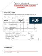 Cálculo y Dimensionamiento de Una Red de Aire Comprimido