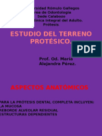 Estudio de Terreno Protesico