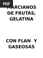 Marcianos de Frutas