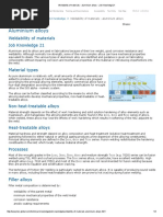 Weldability of Materials - Aluminium Alloys - Job Knowledge 21