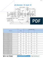 BNK1616-3.6 Shaft Diameter: 16 Lead: 16: Note) For Accuracy Grade C5, Clearance GT Is Also Standardized