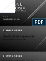 Struktur & Konstruksi V (Shear Wall)