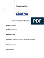 Tarea 4. Fundamento y Estructura Del Curriculo