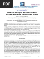 Study On Intelligent Automatic Vehicle Accident Prevention and Detection System