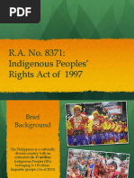 R.A. No. 8371: Indigenous Peoples' Rights Act of 1997