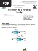 Medición de La Variable Caudal