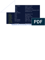 Tabela de Conversão Profética
