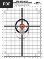 Red Dot 25yd Mod1 - 1 (Ar 15)