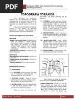 Topografia de Torax