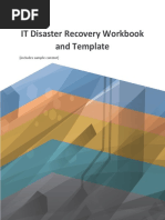  It Disaster Recovery Workbook and Template