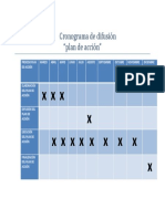 Cronograma de Difusión