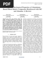 Analysis of Mechanical Properties of Aluminium Based Metal Matrix Composites Reinforced With SIC and Alumina A Review