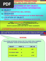 Projection of Lines