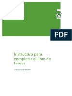 Instructivo para Completar El Libro de Tema