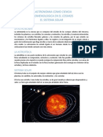 Incidencia de La Astronomia y La Astrofisica en La Naturaleza