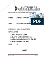 Origen de Los Partidos Politicos Del Peru