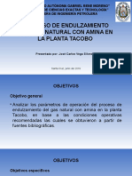 Proceso de Endulzamiento Del Gas Natural Con Amina en La Planta Tacobo