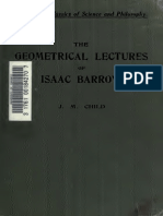 The Geometric Lectures of Isaac Barrow