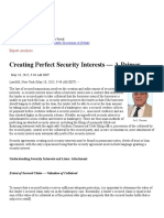 Creating Perfect Security Interests - A Primer - Law360