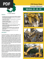 Stump Shear Data Sheet