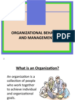 Organisational Behaviour