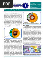 Earthquake Tip: What Causes Earthquakes?