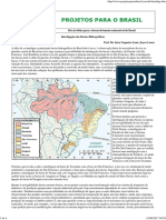 Interligação Das Bacias Hidrográficas Brasileiras