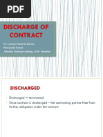 Discharge of Contract