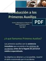 CLASE 1 - Introduccion A Los Primeros Auxilios 2015