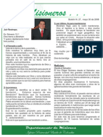 Boletin 27 MAYO 30 08 - REFLEXION HNO JAIR RESTREPO - NOTICIAS EL SALVADOR Y GUATEMALA