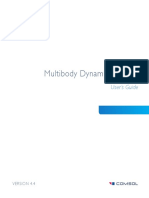 The Multibody Dynamics Module User's Guide