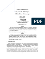 Juegos Matemáticos - Un Poco de Matemagia