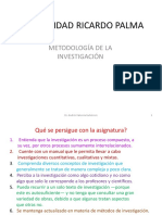 Metodología de La Investigación URP-2016