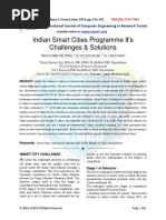 Indian Smart Cities Programme It's Challenges & Solutions