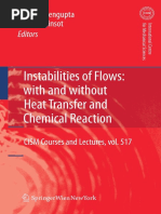 TK Sengupta, Poinsot, Instabilities of Flows With and Without Heat Transfer and Chemical RXN