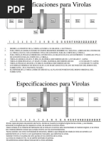 Especificaciones Tolerancias Virola