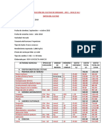 Costo de Producción Del Cultivo de Oregano