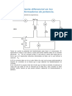 Corriente Diferencial en Los Transformadores de Potencia