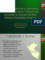 Diseño Basado en La Respuesta Sismica de La Roca y Reduccion Del Daño Al Macizo Rocoso Unidad Econnomica Chacua PDF